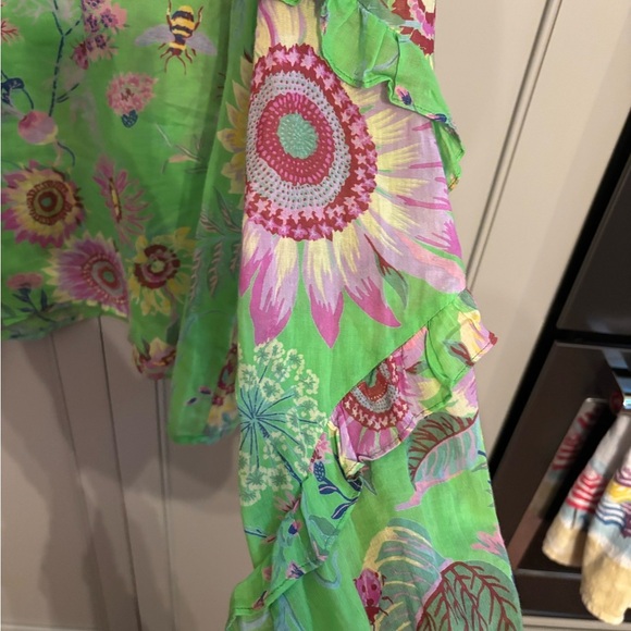 Banjanan Alfreda Shirt in Jubilee Pistachio Green Size S - Picture 3 of 6